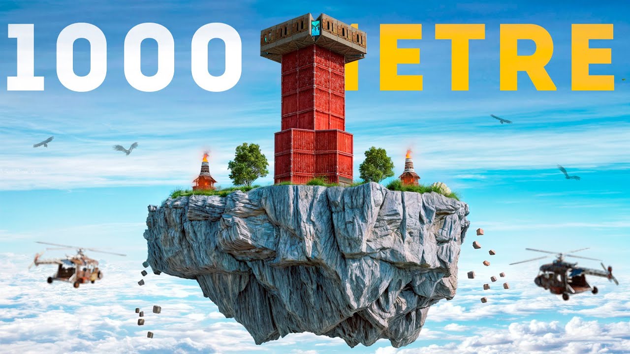 OYUNUN EN Y&Uuml;KSEK DAĞINDA 1000 METRE Y&Uuml;KSEKLİKTE 1 G&Uuml;N YAŞAMAK I Rust T&uuml;rk&ccedil;e