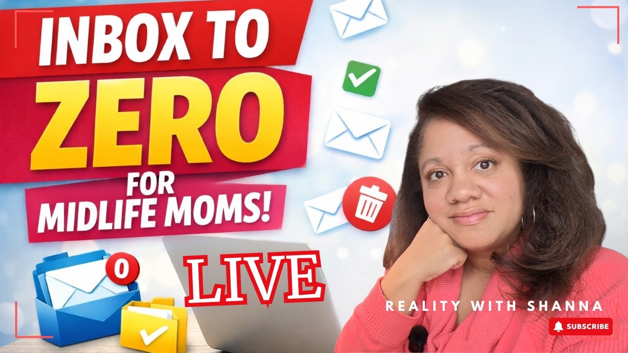 Let's Declutter Our Digital Life LIVE #emailmanagement #midlifejourney