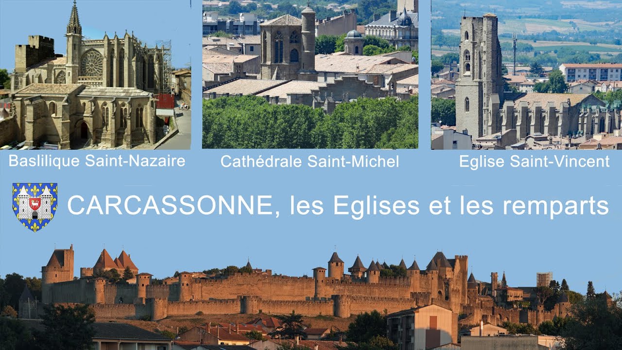 Carcassonne, les églises et les remparts