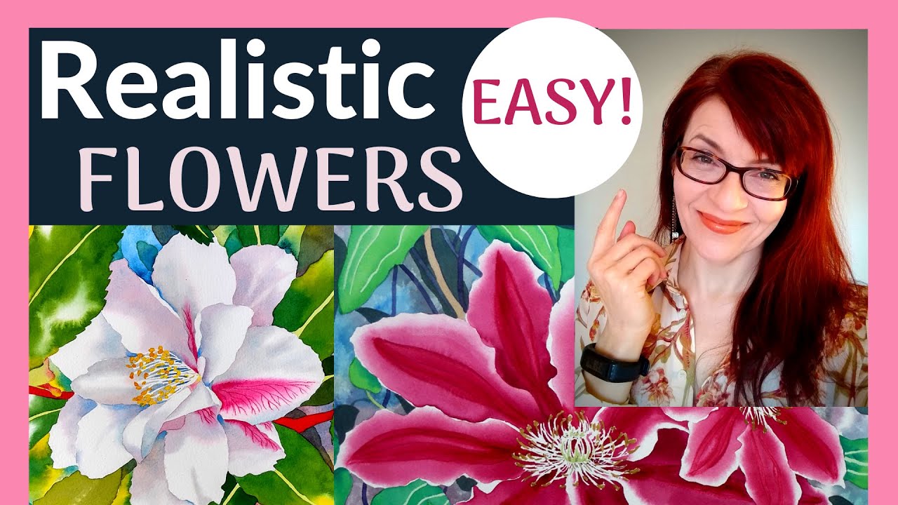 Watercolor Flowers Realistic (10 Simple Techniques)