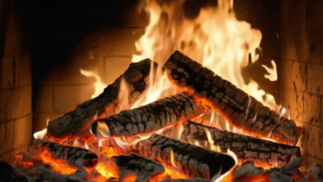 Cozy Fireplace 🔥 Crackling Fire Ambience for Deep Sleep & Relaxation