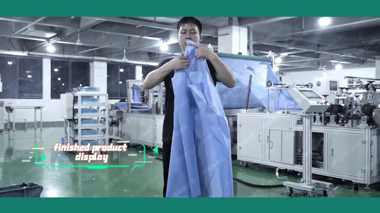 Automatic Surgical Gown Making Machine | 20pcs/min Production Speed