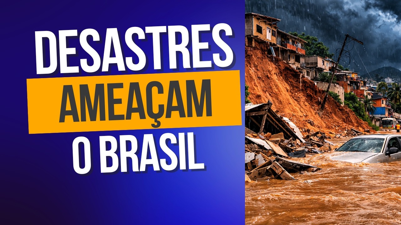 QUASE 5 MILHÕES DE BRASILEIROS VIVEM EM ÁREAS DE RISCO DE DESASTRES