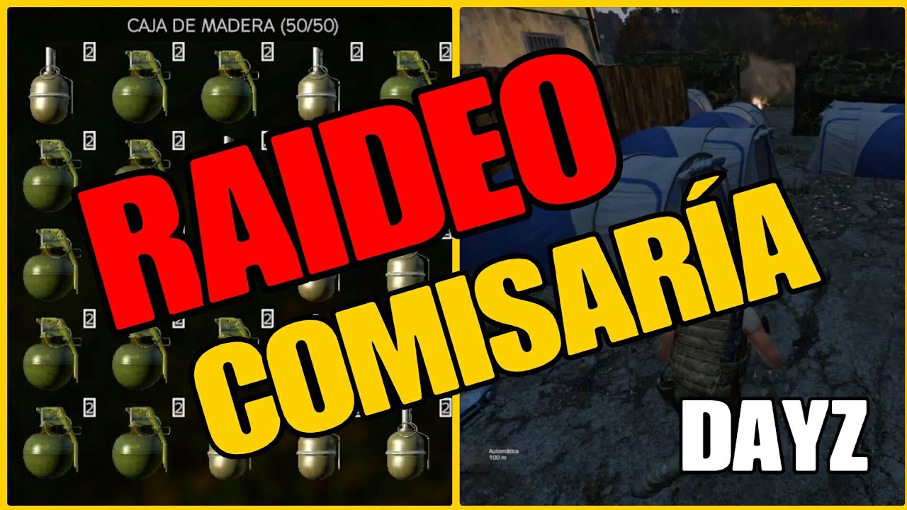DayZ ps4 español gameplay RAIDEO BASE en COMISARÍA PvP