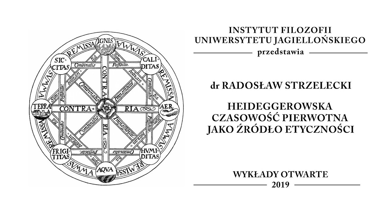 Heideggerowska czasowość pierwotna jako źródło etyczności - dr Radosław Strzelecki