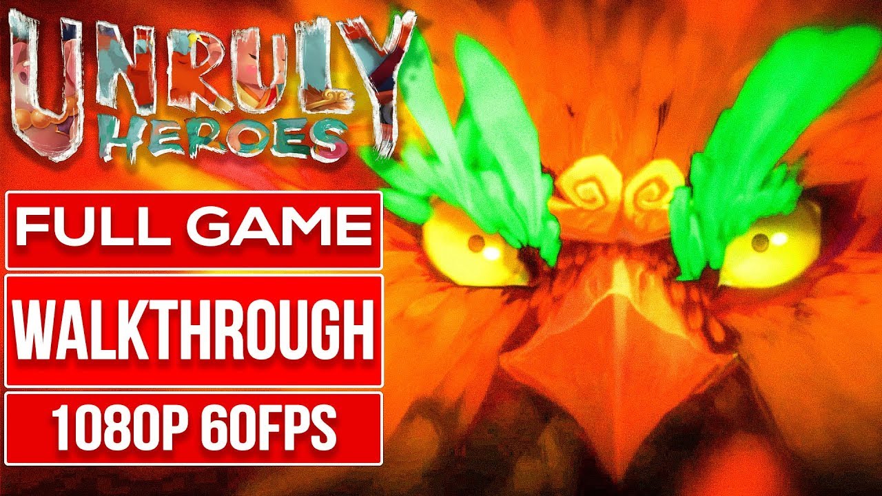 UNRULY HEROES (100% All Scrolls) Gameplay Walkthrough FULL GAME No Commentary [1080p 60fps]
