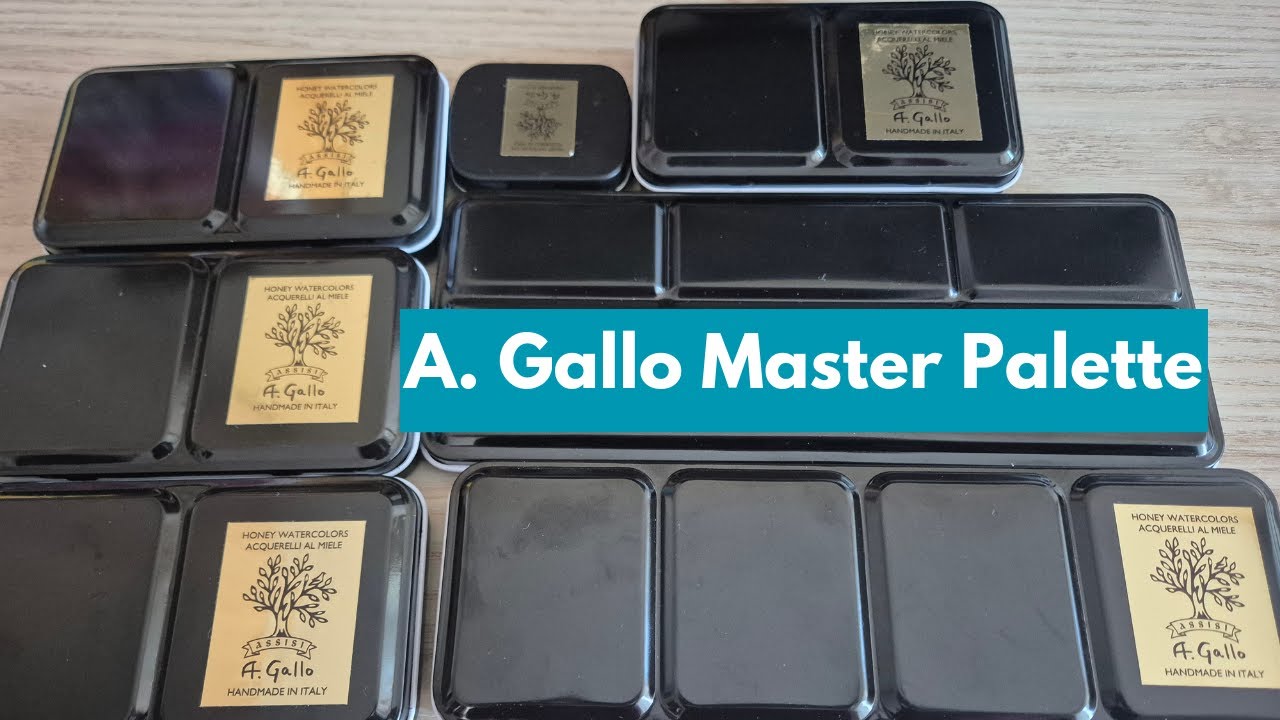 A. Gallo Watercolor Palette Collection