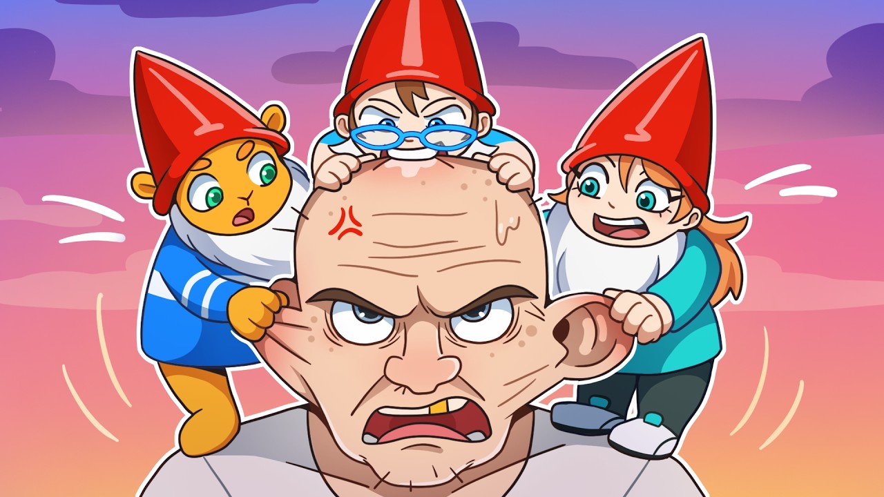 🤣 ДЕД В ЯРОСТИ С ГНОМОВ | Burglin' Gnomes