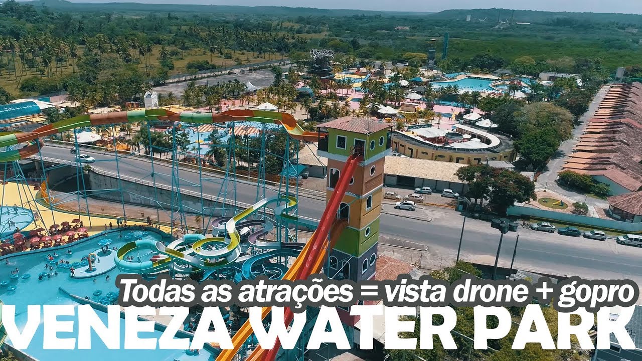 Veneza Water Park 2018 - Todas as atrações do Parque -  Maria Farinha - Recife-PE - VÍDEO OFICIAL