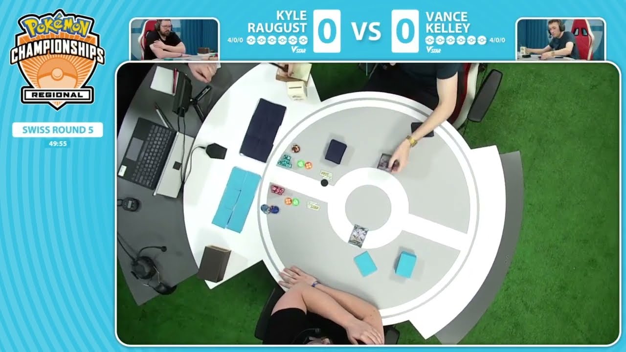 TCG Kyle Raugust Vs Vance Kelley 2023 Pokémon Vancouver Regional Championships Swiss R5