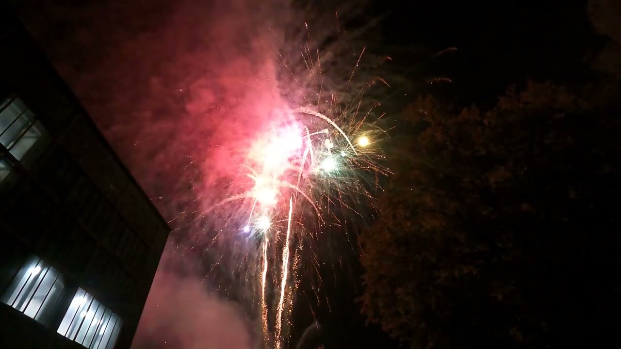 Zechenfest Zeche Zollverein Essen Feuerwerk 4K 27.09.2025