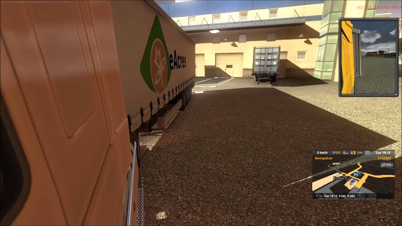 Euro Truck Simulator 2 parking technique