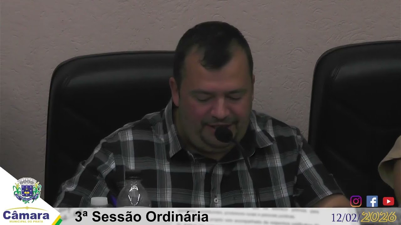 3ª Sessão Ordinária - 12/02/26