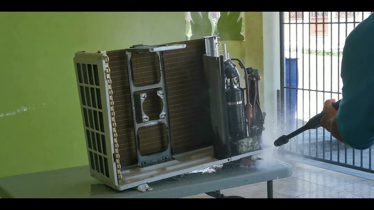 LIMPIEZA DE UNIDAD CONDENSADORA INVERTER O CONVENCIONAL