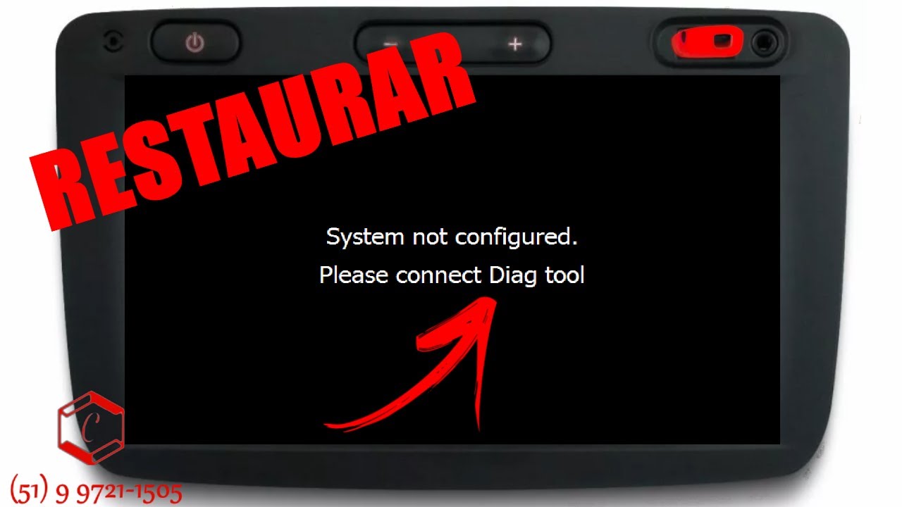 MediaNav EVOLUTION - RESTAURAR ( System not configured Please connect Diag tool ) PARTE 1