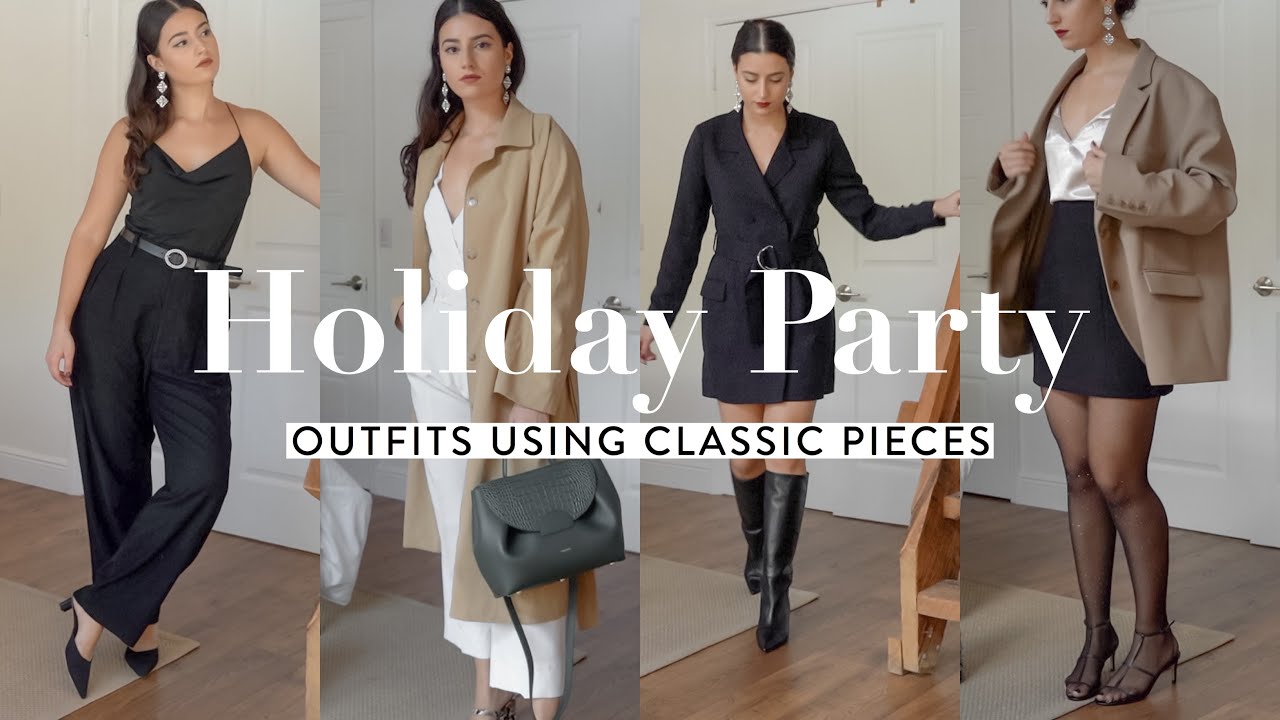 Holiday & New Year's Eve Party Outfit Ideas Using TIMELESS Pieces