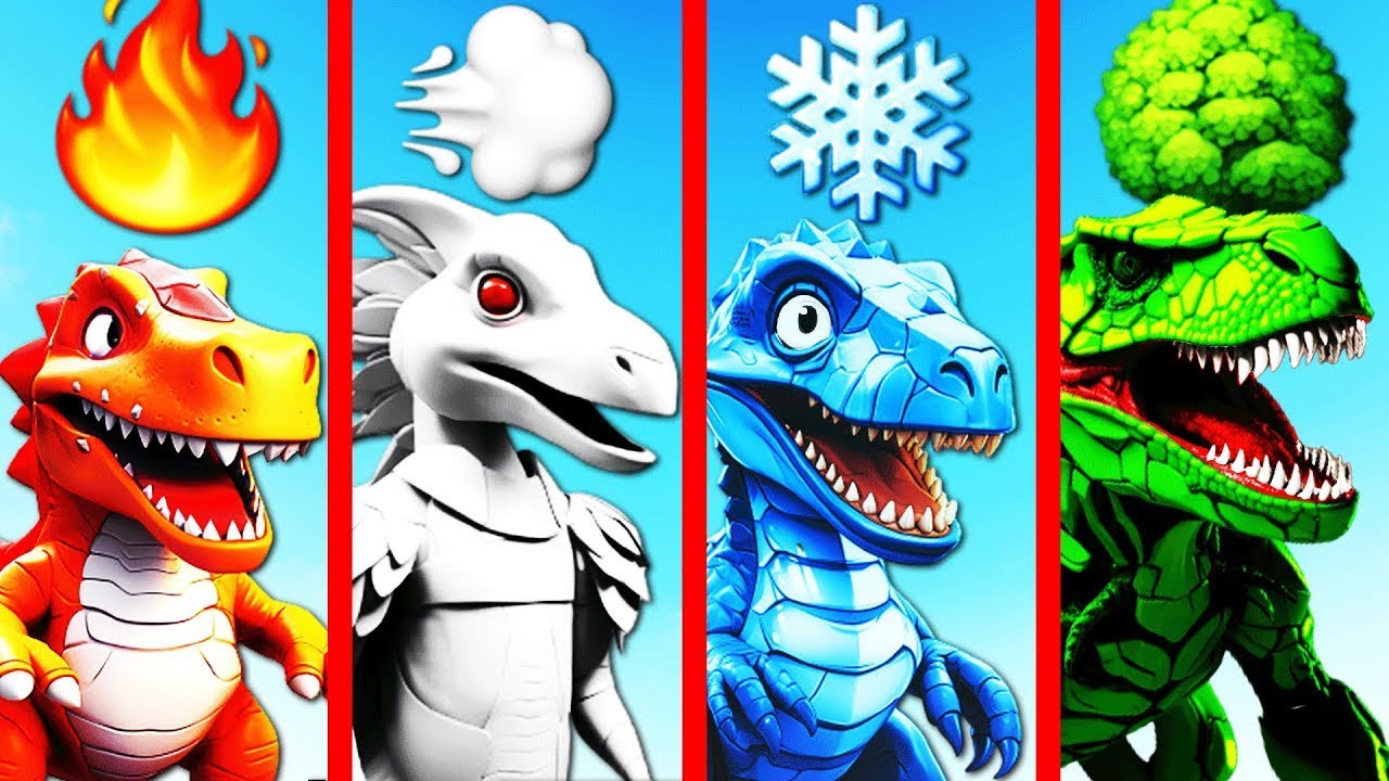Mejorando Los DINOSAURIOS ELEMENTALES