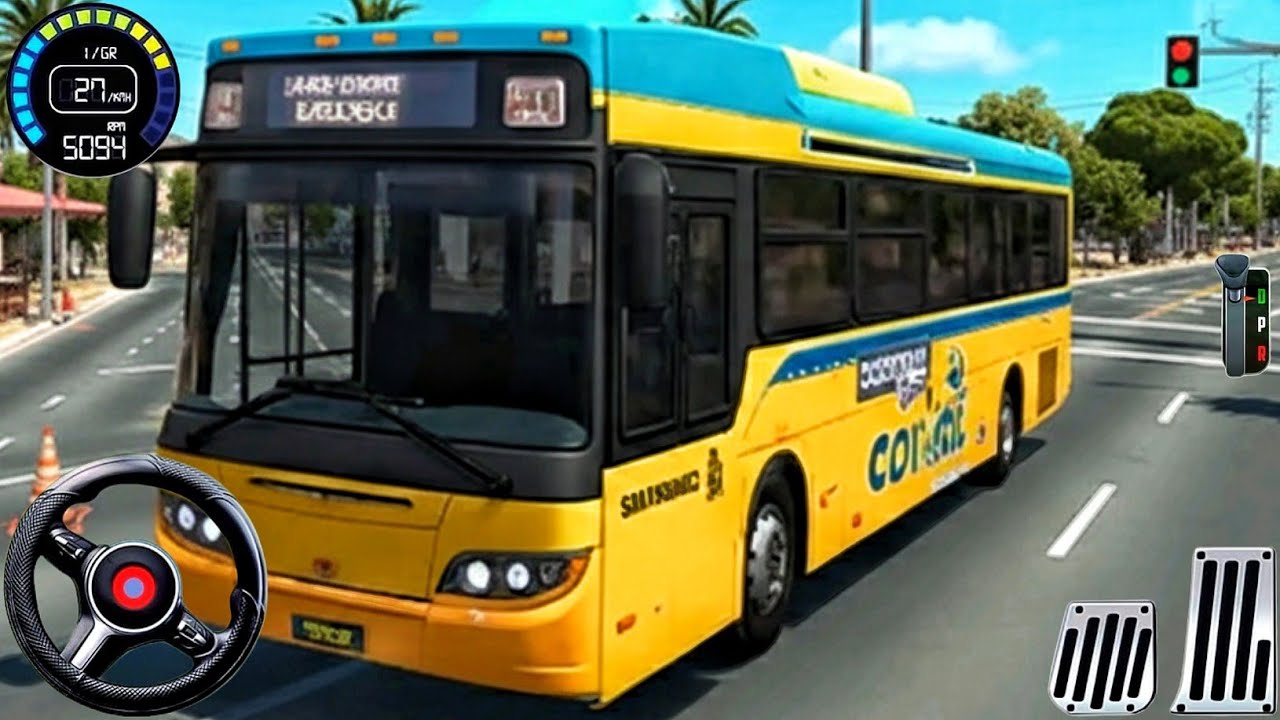 Ultimate Bus Simulator 2025 - Real Bus Driving Games - New Bus Game Android Gameplay