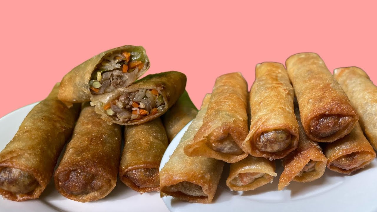 EASY LUMPIANG GULAY WITH GINILING RECIPE || VEGETABLE LUMPIA
