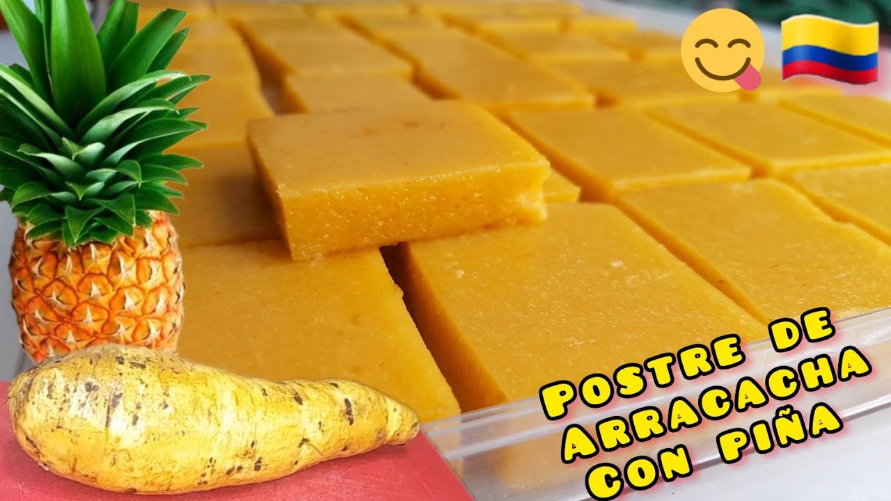 POSTRE DE ARRACACHA Ó  (APIO), FÁCIL, RÁPIDO Y SENCILLO DE PREPARAR para 20 porciones, Prúebalo!