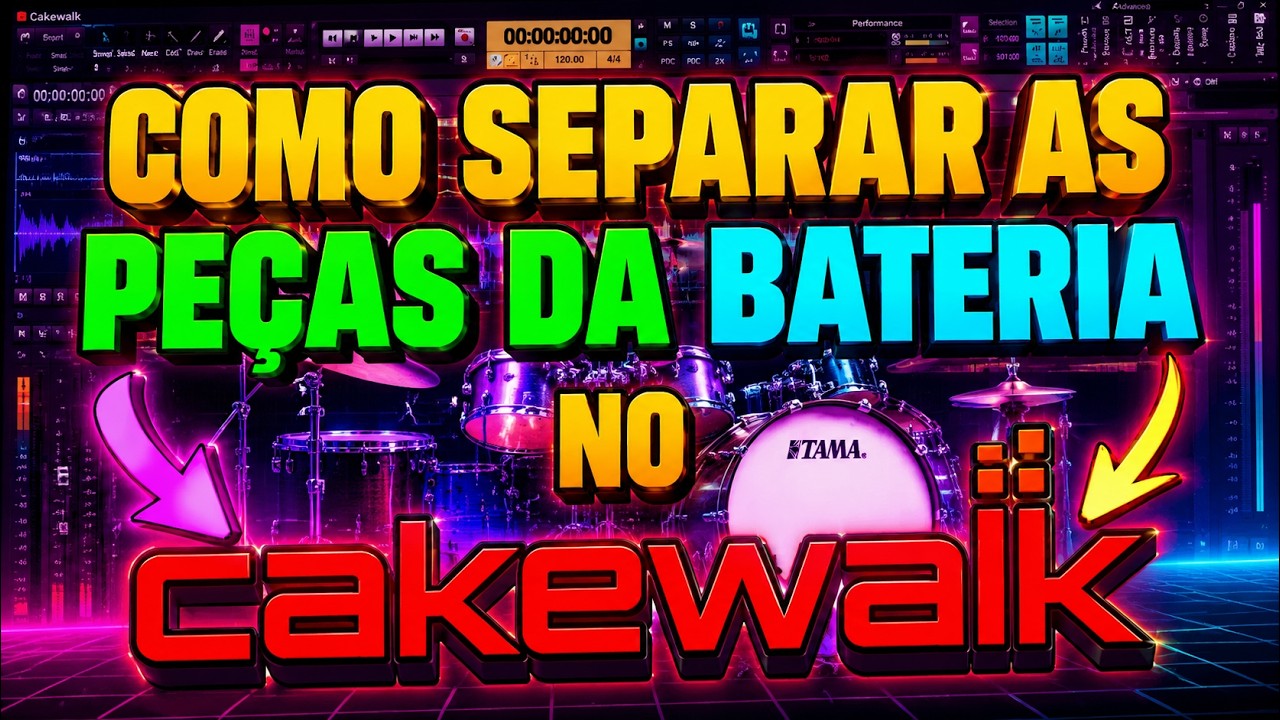COMO SEPARAR PEÇAS DA BATERIA NO CAKEWALK BY BANDLAB