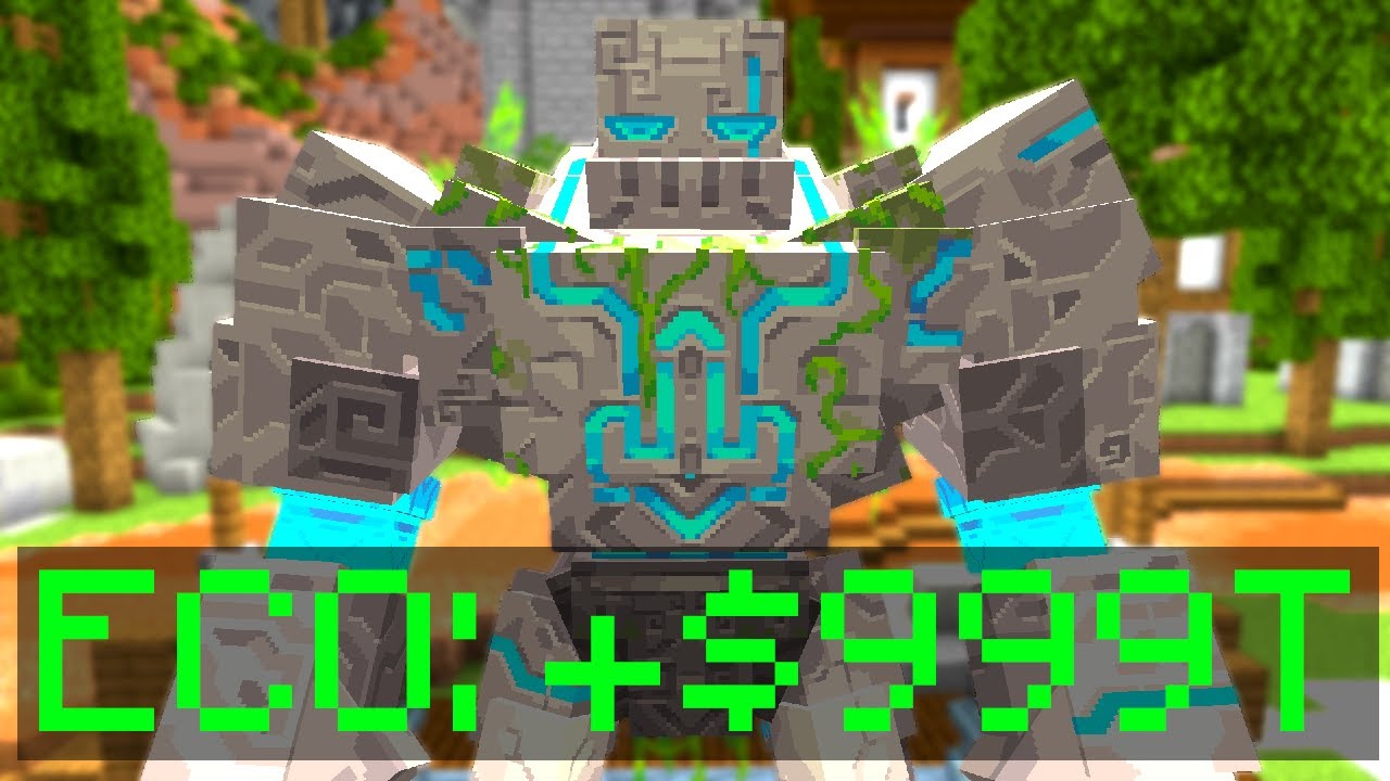 I Hired a Golem to Make me RICH on Minecraft Prisons Server!!