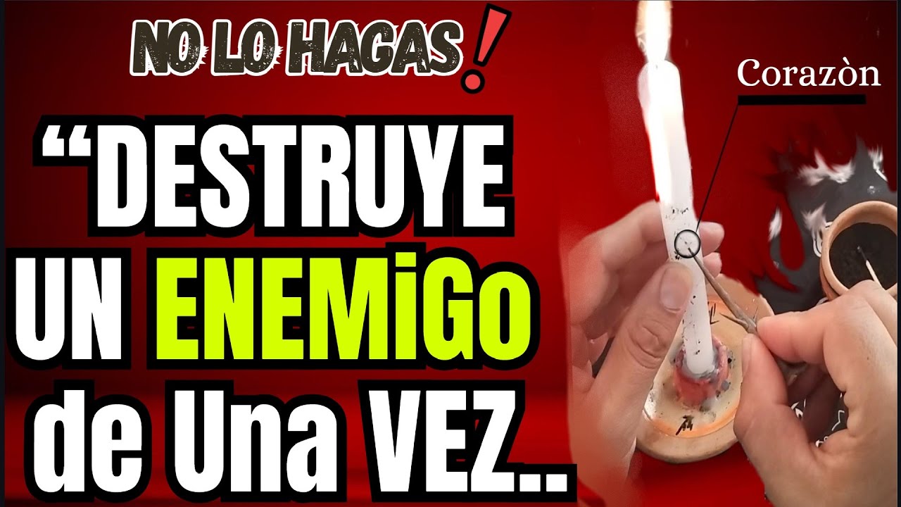 HECHIZO 𝙈𝘼𝙇𝘿𝙄𝙏O 𝘱𝘢𝘳𝘢 🇪​​🇱​​🇮​​🇲​​🇮​​🇳​​🇦​​🇷 𝗘𝗡𝗘𝗠𝗜𝗚𝗢𝗦 𝗧𝗥𝗔𝗜𝗗𝗢𝗥𝗘𝗦🔥HECHIZO 𝚍𝚎 𝙳𝙴𝚂𝚃𝚁𝚄𝙲𝙲𝙸𝙾𝙽 𝙵𝚄𝙴𝚁𝚃𝙴🔥
