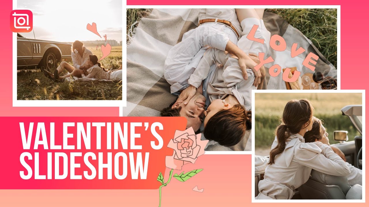 DIY Valentine's Day Slideshow Easily with InShot💖🎥| Video Editing Tutorial