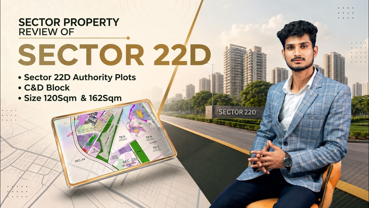 YEIDA Sector 22D Authority Plot Review | C & D Block | 120 & 162 Sqm Plots