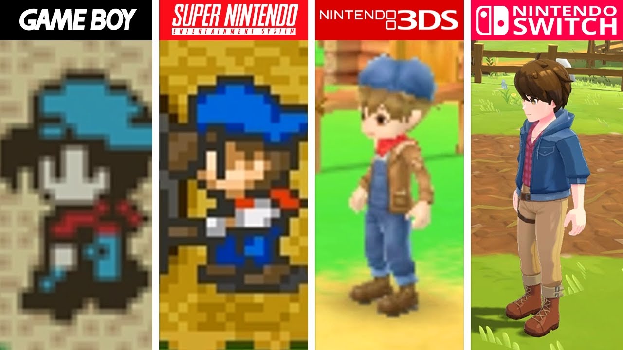 Evolution of Story of Seasons / Harvest Moon Games