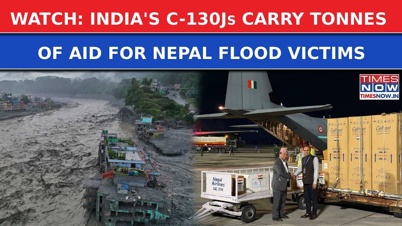 Nepal Floods: Watch Indian Air Force's C-130Js Carry Tonnes Of Aid For Victims As Death Toll Mounts