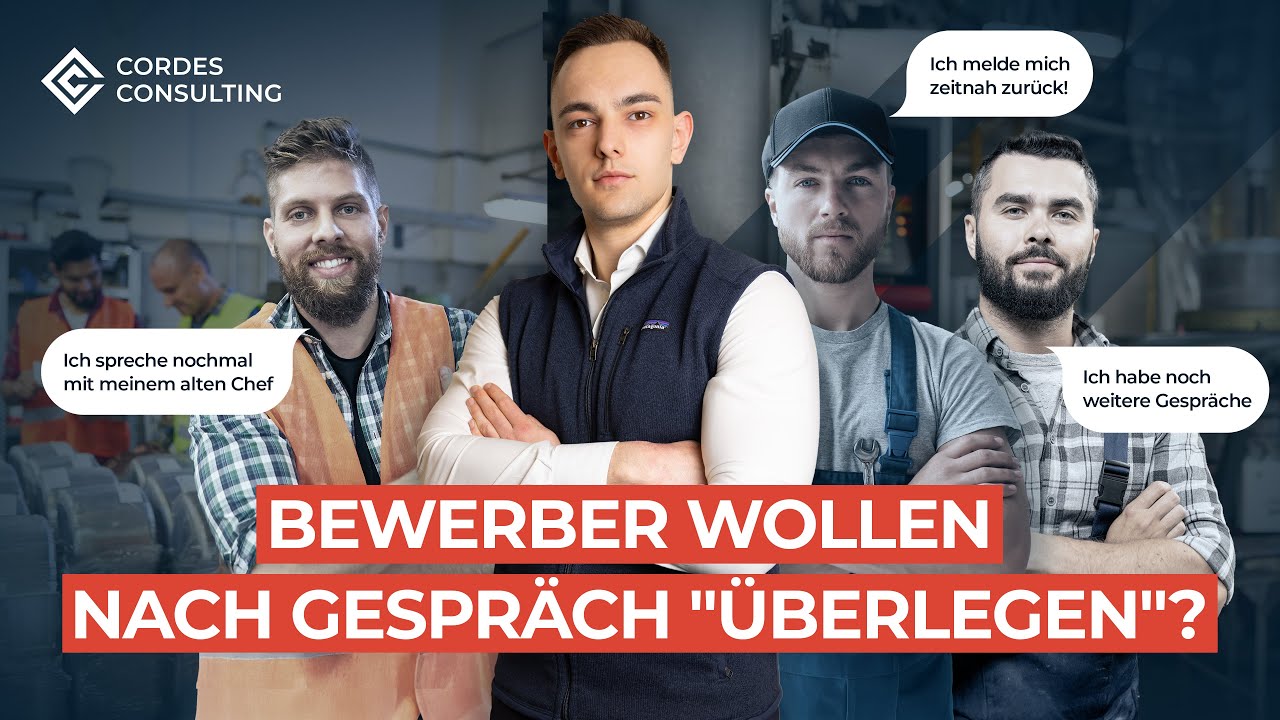 Nach Gespräch geghostet: Warum Ihre Bewerber immer „überlegen“ wollen