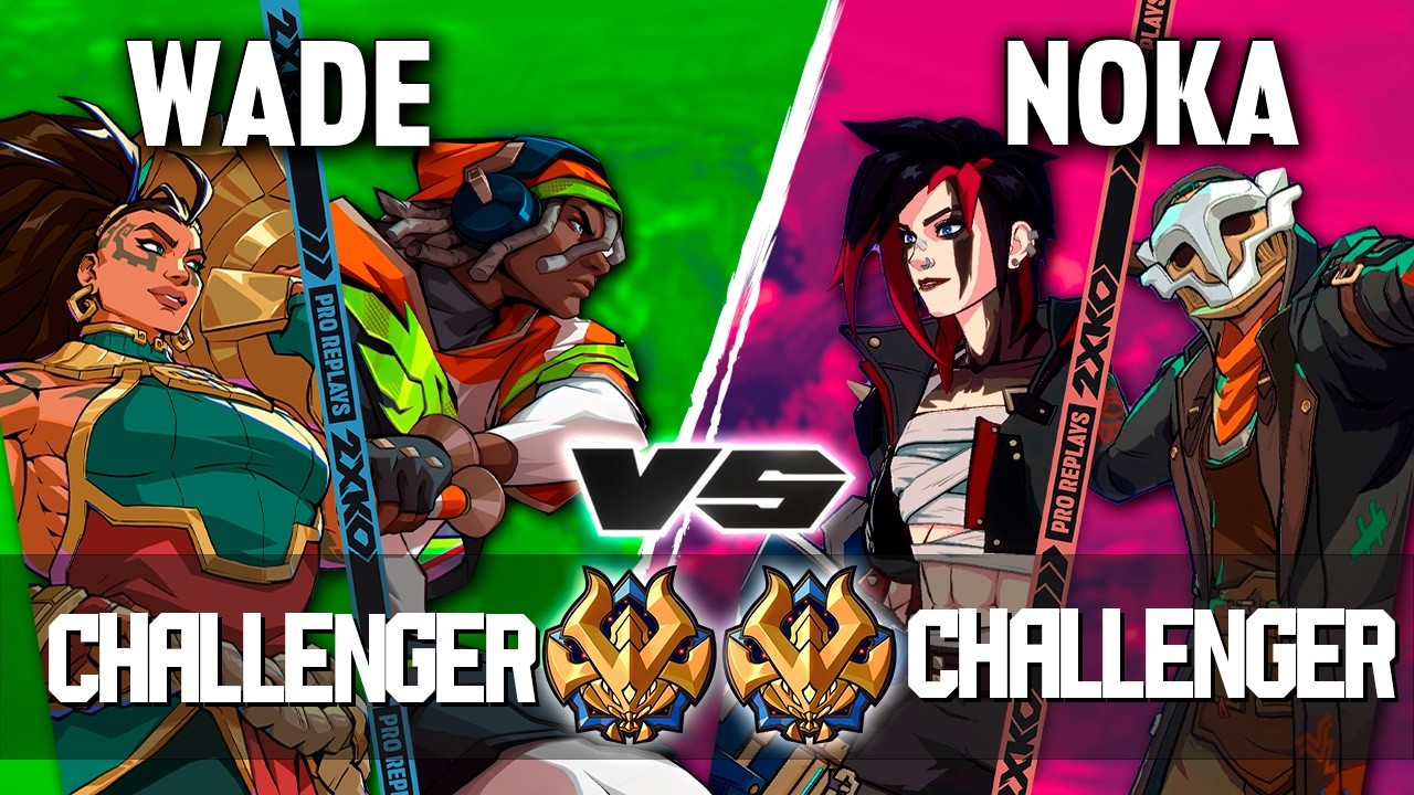 2XKO ▰ Wade (Ekko-Illaoi) vs NOKA (Ekko-Vi) ▰ 2XKO Pro level replays