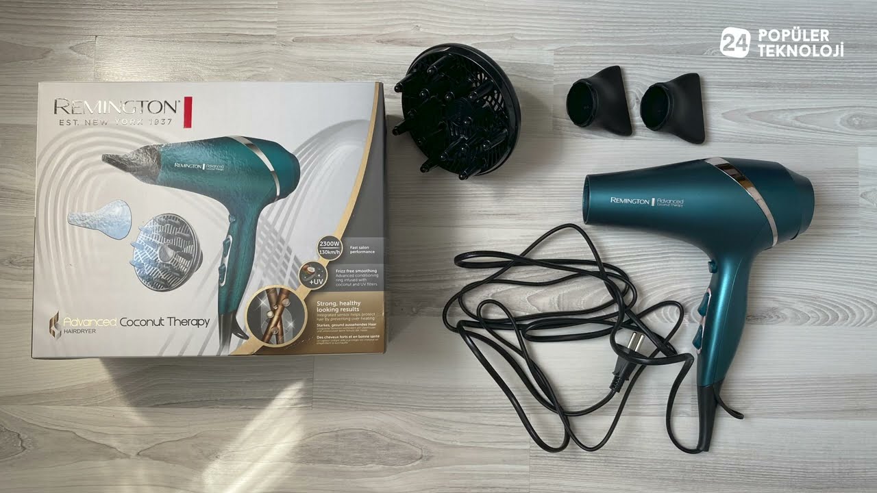 Remington AC8648 Hair Dryer Unboxing & First Impressions – Advanced Coconut Therapy Review
