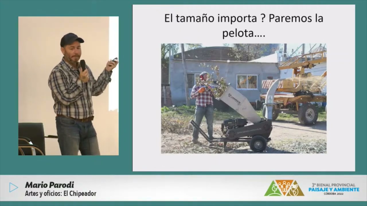 Artes y Oficios: El Chipeador. Mario Parodi. 3º Bienal de Paisaje y Ambiente, Córdoba 2022.
