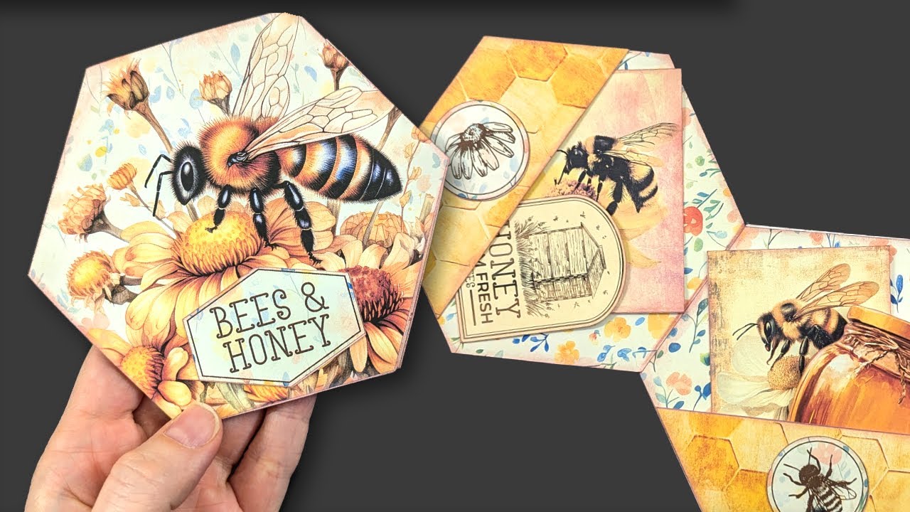 Bees and Honey Folio Kit | Beginner Junk Journal