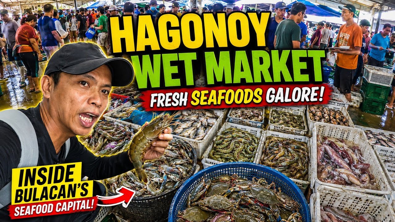 Shrimp Capital Feels! Hagonoy Wet Market Seafood Tour