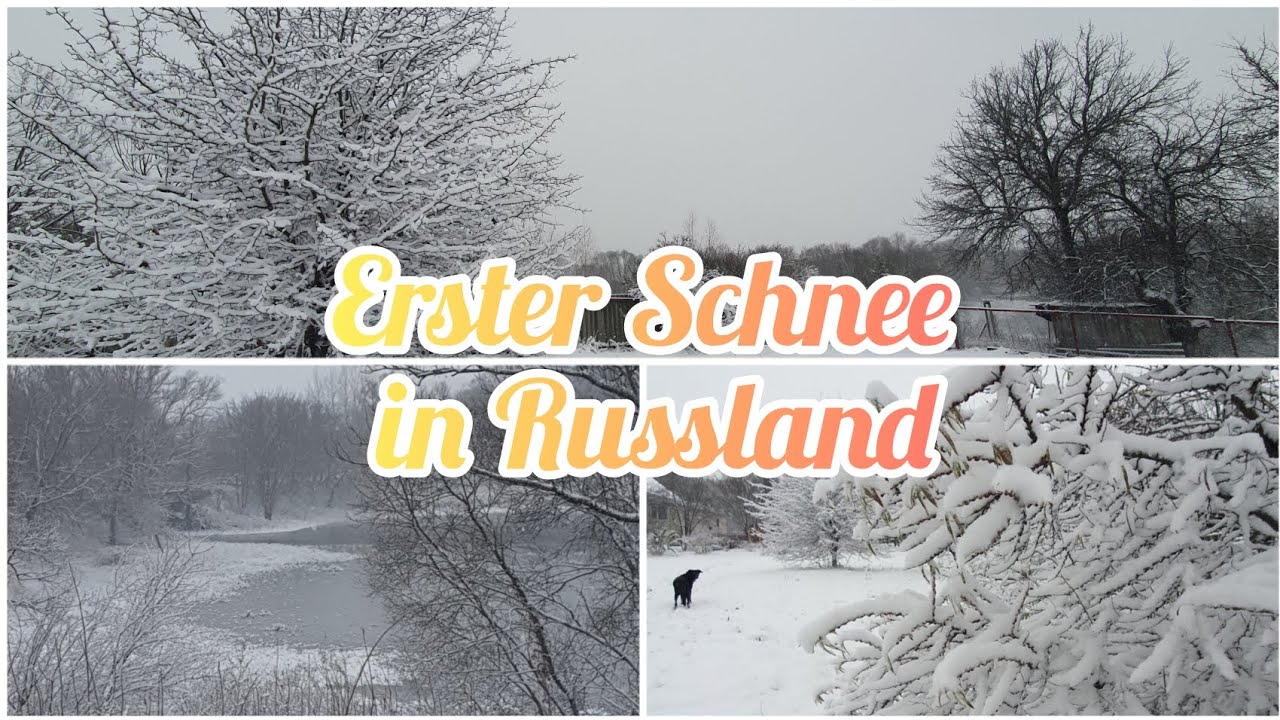 # 2 aus Deutschland nach Russland / Großeinkauf / Beruf / unser erster Schnee in Russland ❄️☃️