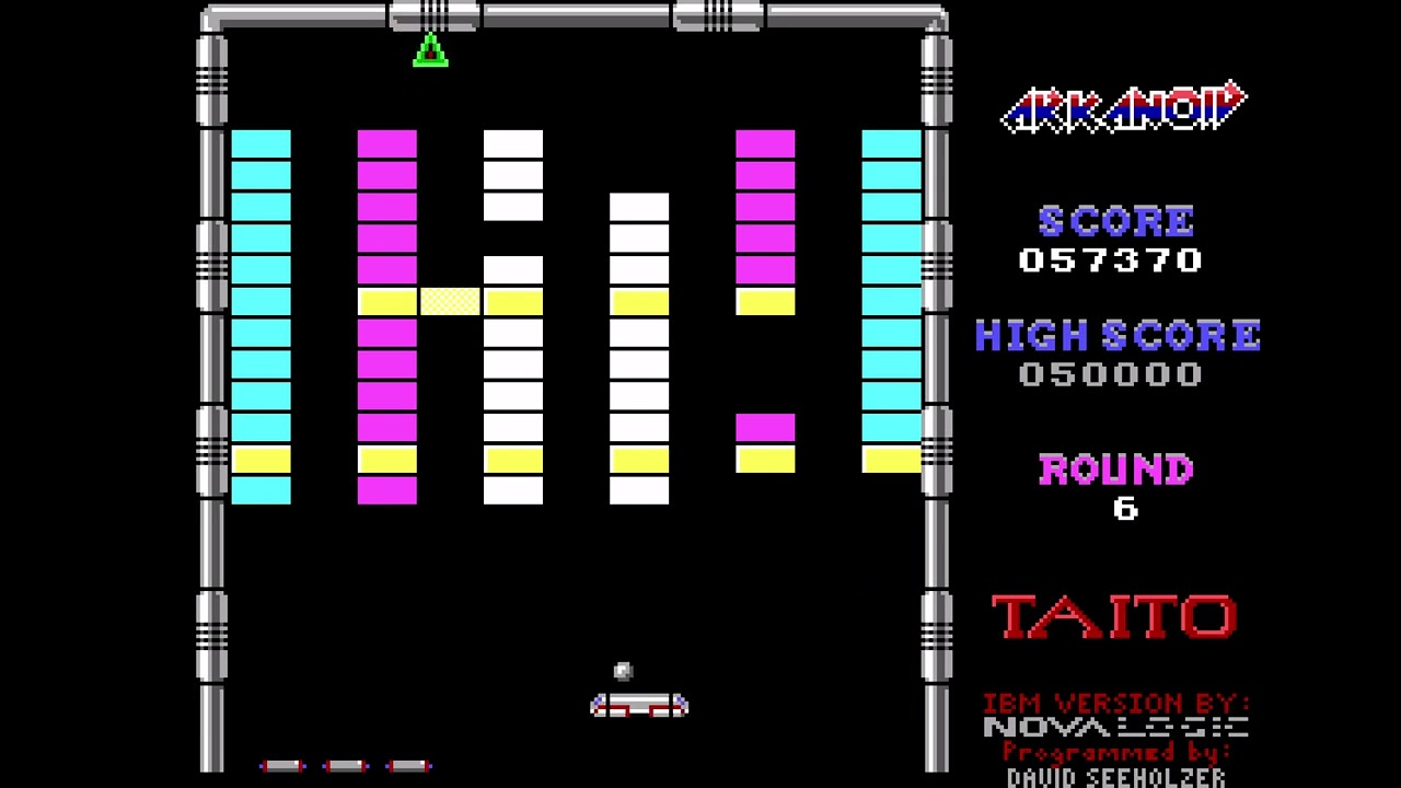 Longplay: Arkanoid (1988) [MS-DOS] - 4K/60