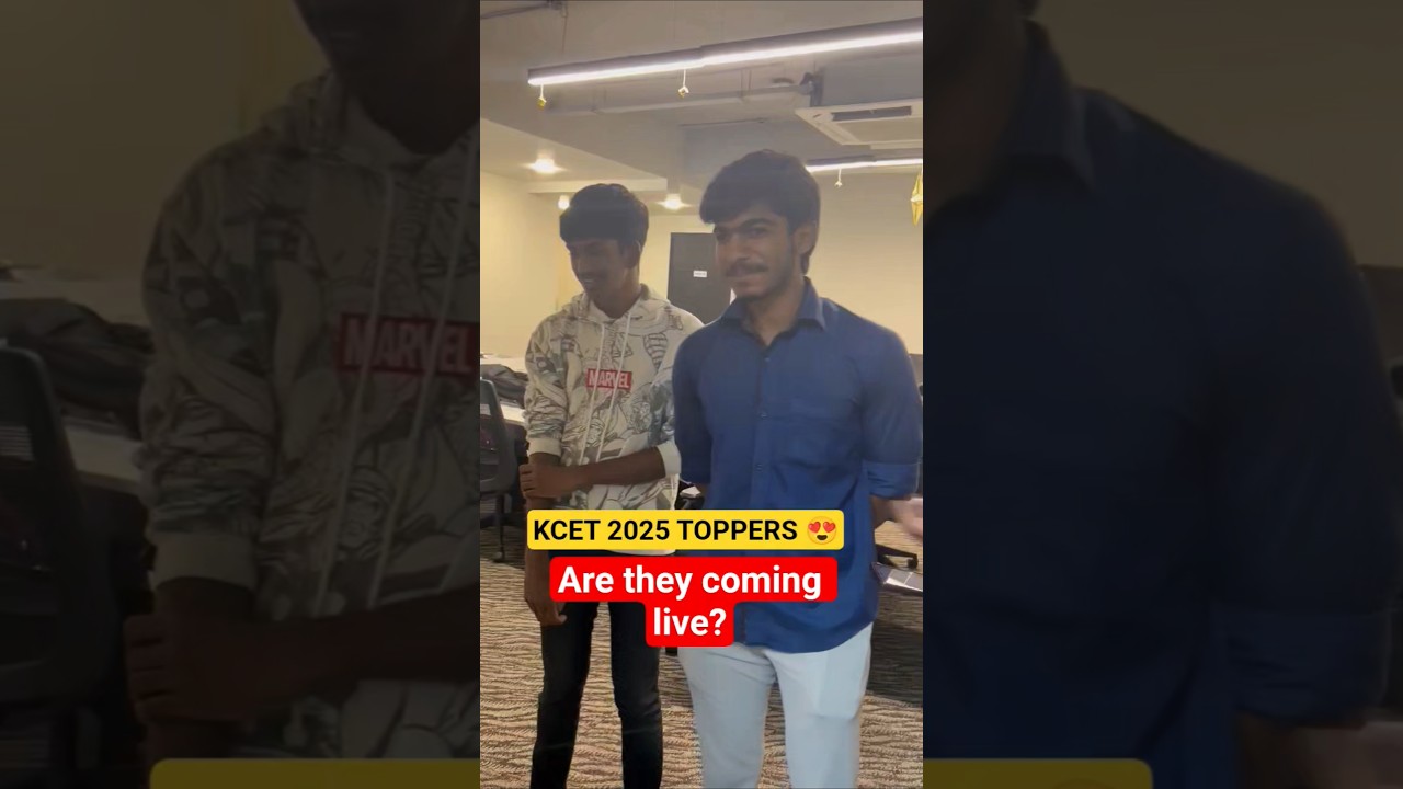 KCET 2025 Toppers Are Live Now🔥| ಈಗಲೇ ನೋಡಿ #pwkannada #shorts #kcet2025