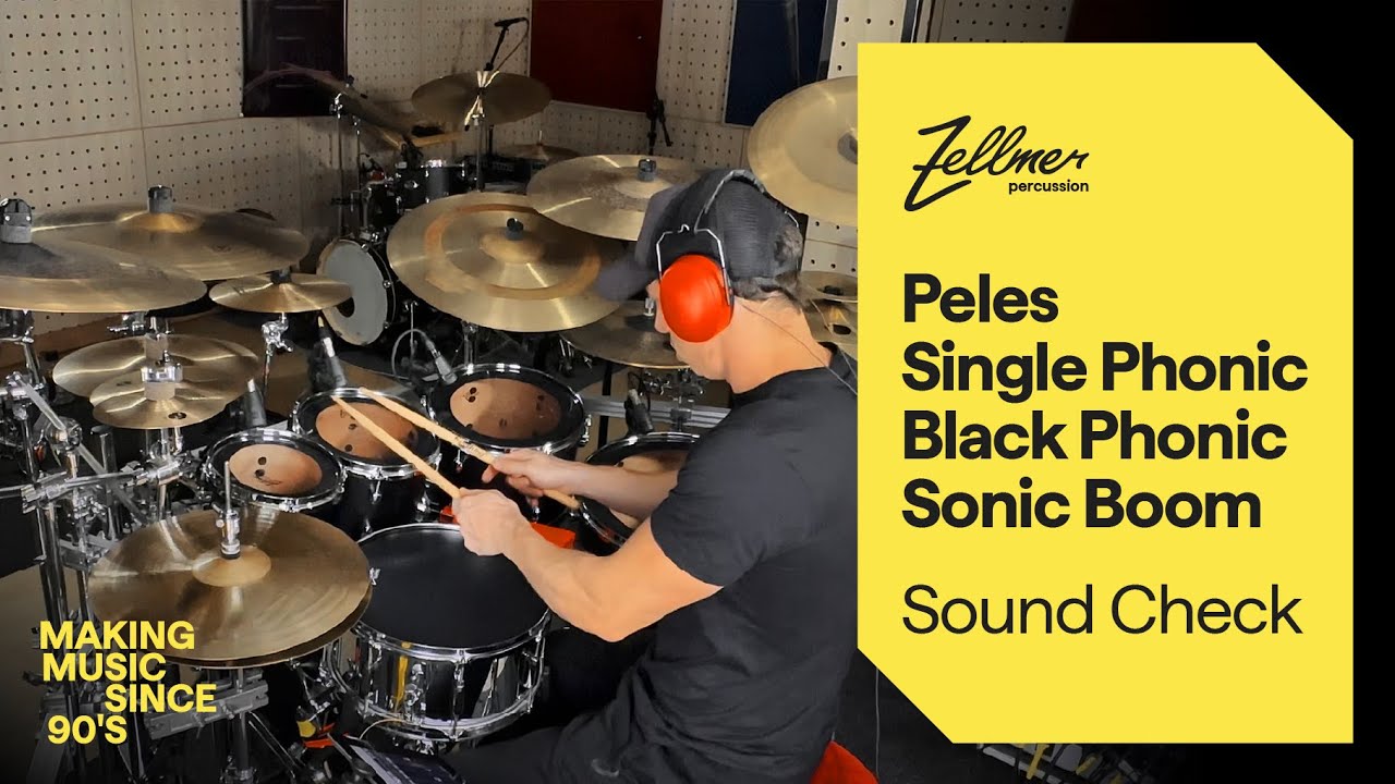 Teste de Sonoridade das Peles Zellmer com @BaudsonLucas.  | Zellmer Sound Check
