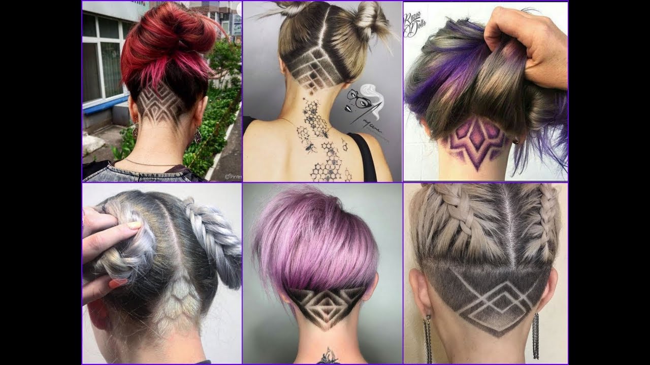 Top 35 Best Nape Undercut Design Ideas 2018 - Nape Shave Haircut for Women
