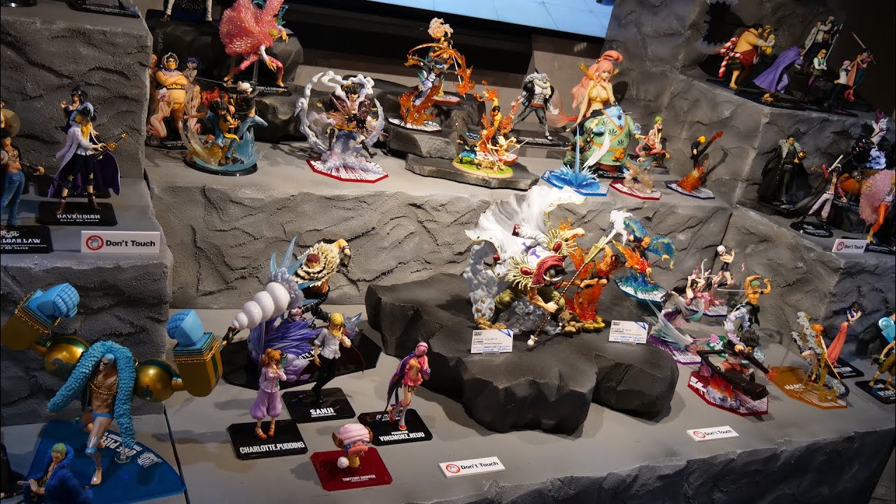 【4Kで見るTAMASHII NATIONS TOKYO】ONE PIECEが総勢100体のフィギュアを特集展示！ドラゴンボール、ガンダム、牙狼、エヴァ、仮面ライダー、ウルトラマン、コードギアスも！