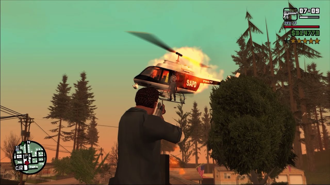 GTA San Andreas - Rampage in Countryside + Six Star Escape And Lore Friendly, Sa Style Mods