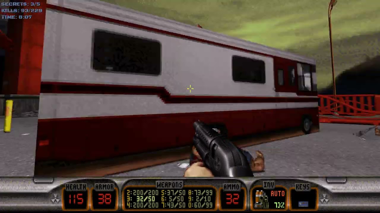 Duke Nukem 3D (20th Anniversary World Tour) - E5L6: Golden Carnage [All Secrets]