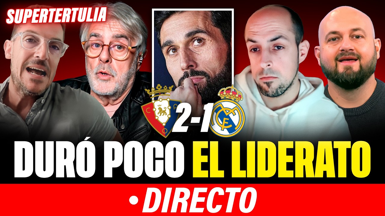 🔴ANALIZAMOS LA DERROTA DEL REAL MADRID vs OSASUNA | SEMANA DECISIVA EN CHAMPIONS