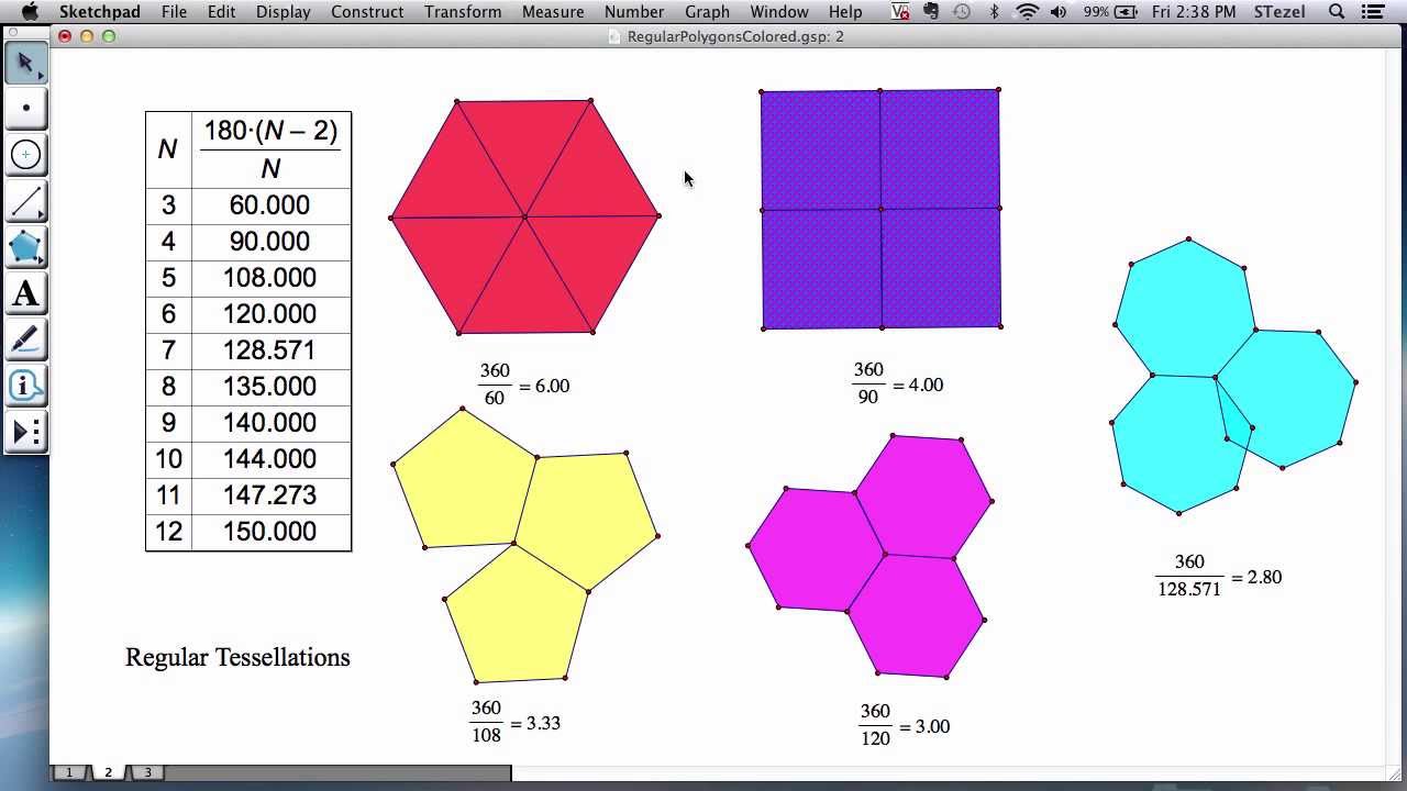 Tessellations (3): Regular Tessellations