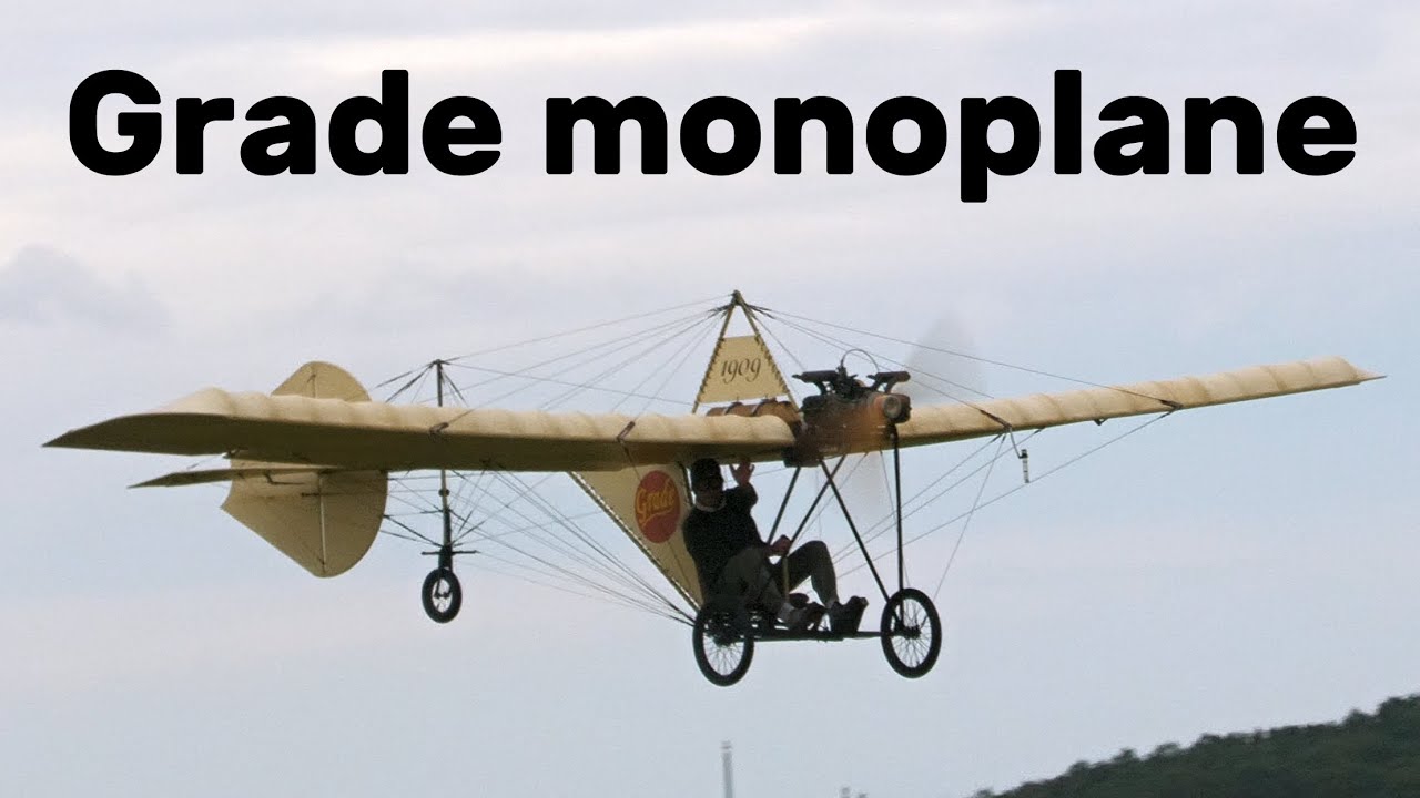 Grade monoplane SCALE REPLICA | 4K | 14th HISTORICAL AIRSHOW 2024