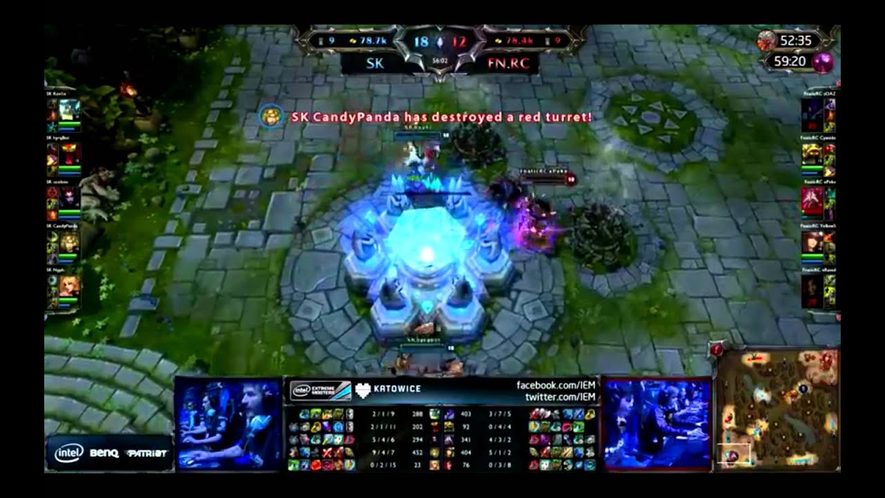 SK vs FN.RC amazing xPeke backdoor with kassadin