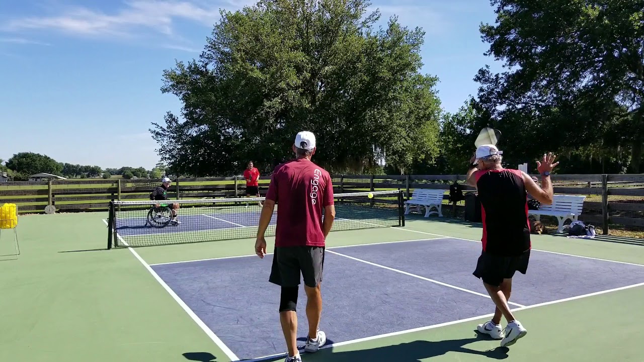 Michael O'Leary Wheelchair Pickleball, Game 5 of 5